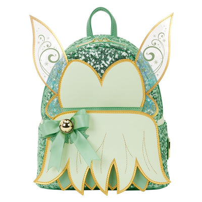 Loungefly Disney Peter Pan Tinker Bell Holiday Cosplay Sequin Mini Backpack