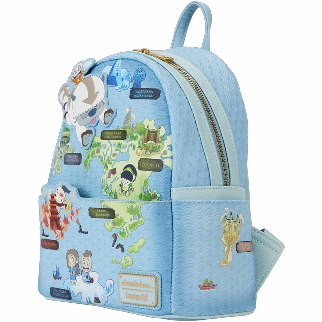 Loungefly Nickelodeon Avatar the Last Airbender Map Mini Backpack