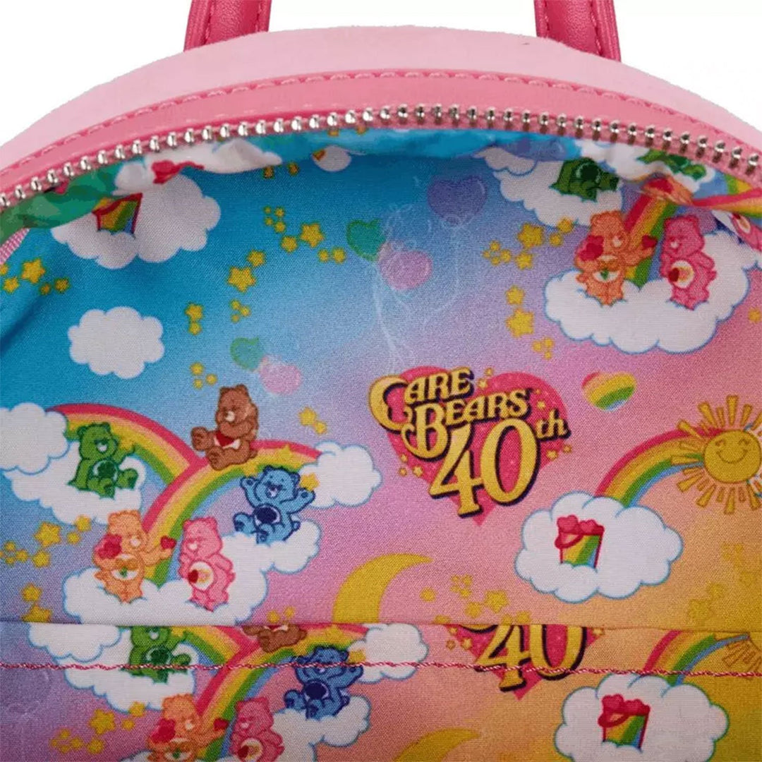 Loungefly Care Bears Cheer Bear 40th Anniversary Mini Backpack deals