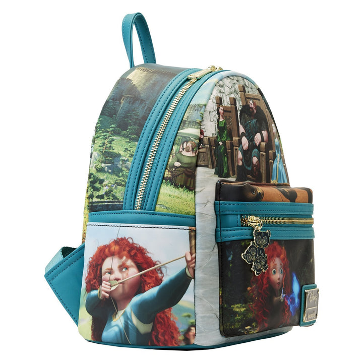 【Lounge Fly】Brave Princess Scenes Mini Backpack Loungefly Disney Brave Merida Princess Scene Mini Backpack