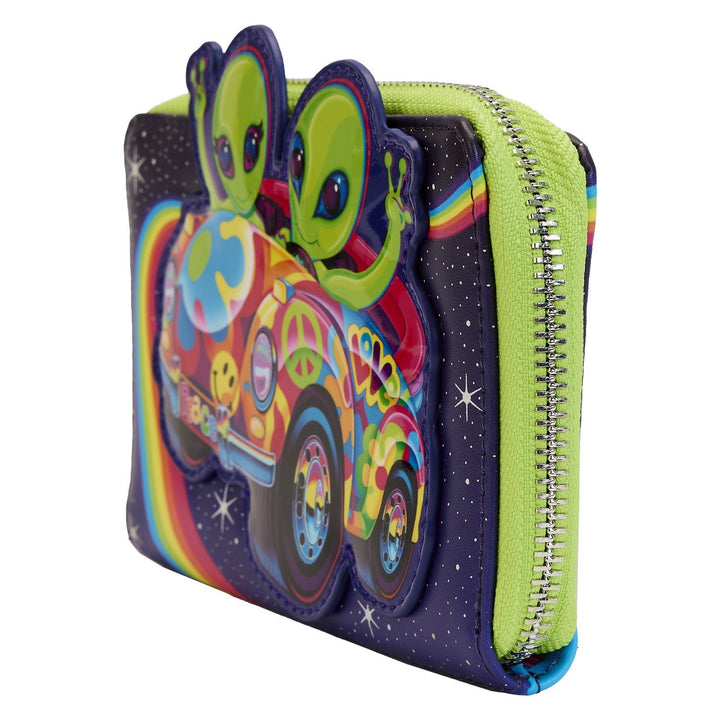 Loungefly Lisa Frank Cosmic Alien Ride Zip-Around Wallet