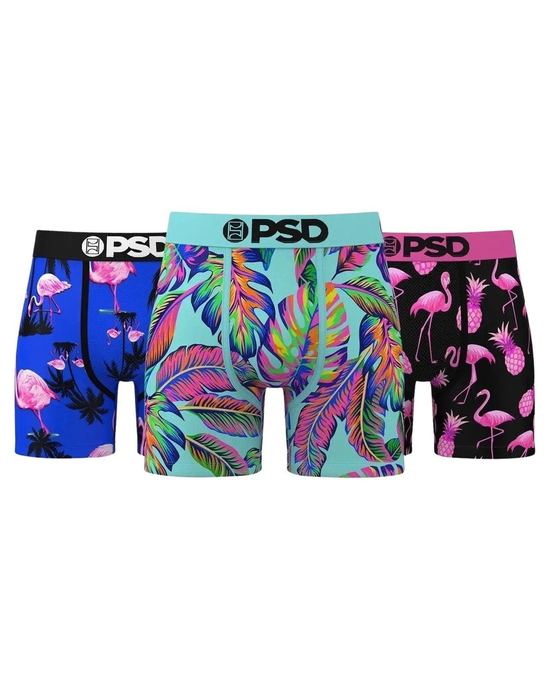 PSD Underwear Men's Oasis Mid Length Boxer Briefs 3-Pack – 707 Street