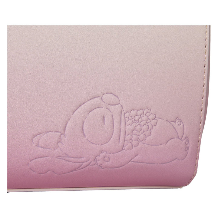 Loungefly Disney Stitch &amp; Angel Cherry Blossom Heart Crossbody Bag