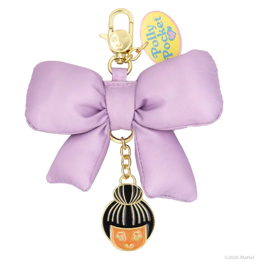 Whatever Makes You Happy Polly Pocket Mystery Box Puffy Bow Bag Charm