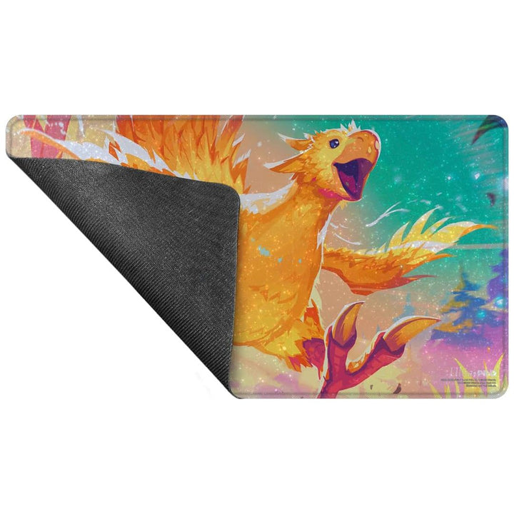 Ultra PRO - Final Fantasy x Universes Beyond Traveling Chocobo (Golden) Holofoil Playmat for Magic: The Gathering