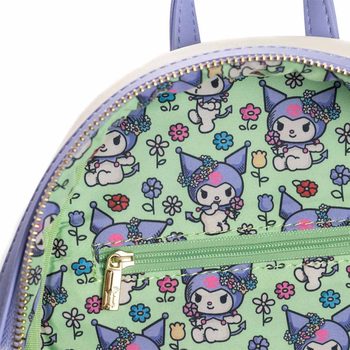 Loungefly Sanrio Kuromi Spring Blossom Sequin Mini Backpack - 707 Street Exclusive