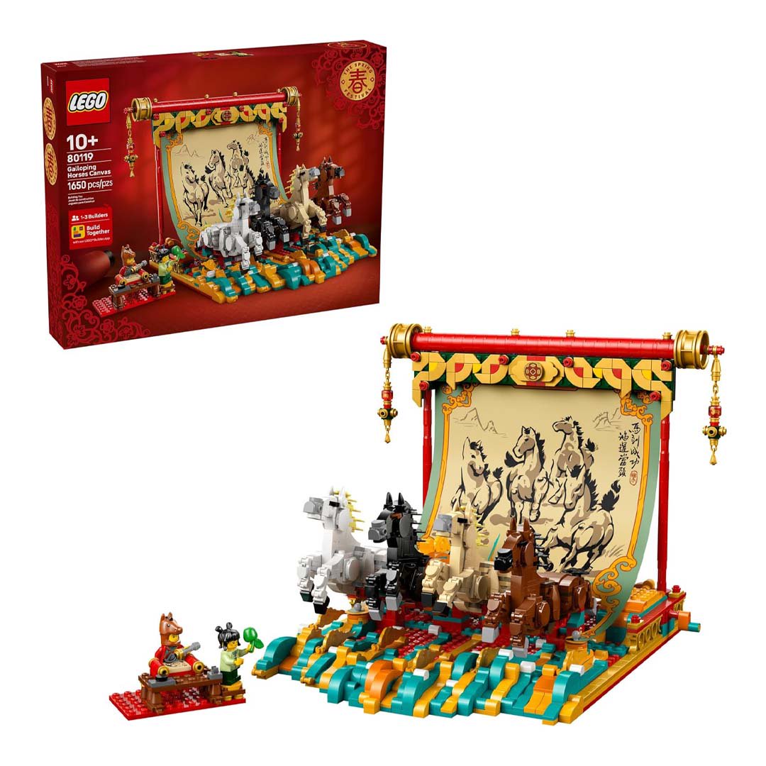 LEGO Spring Festival Gallopin Horses Canvas (80119)
