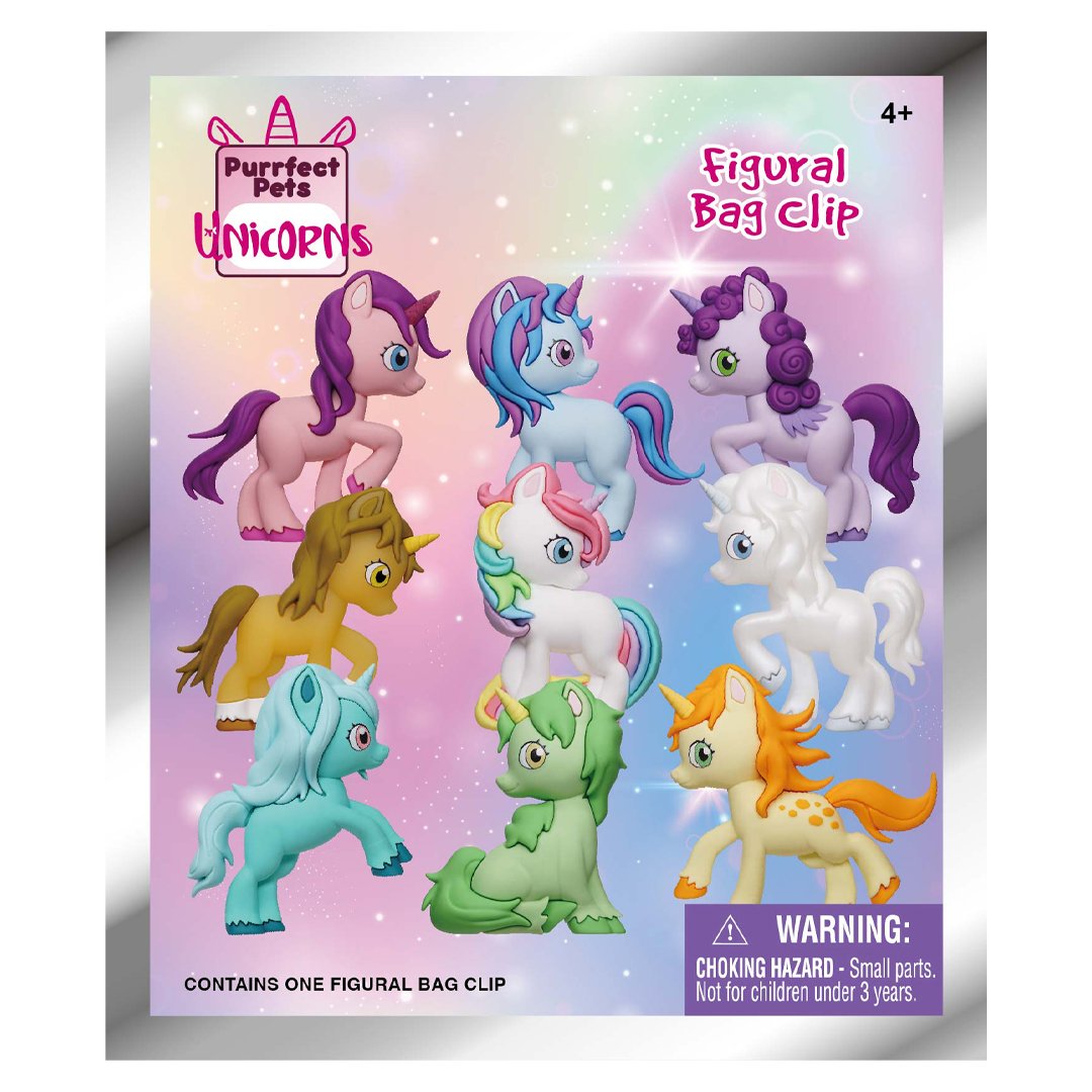 Unicorns 3D Foam Bag Clip Series 1 Blind Bag