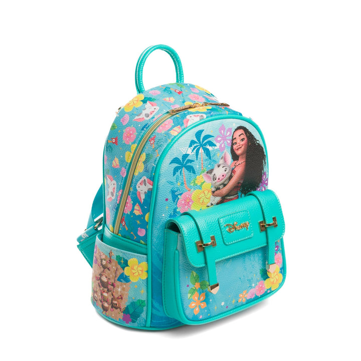 Wondapop Moana Island Vibe 11" Vegan Leather Mini Backpack