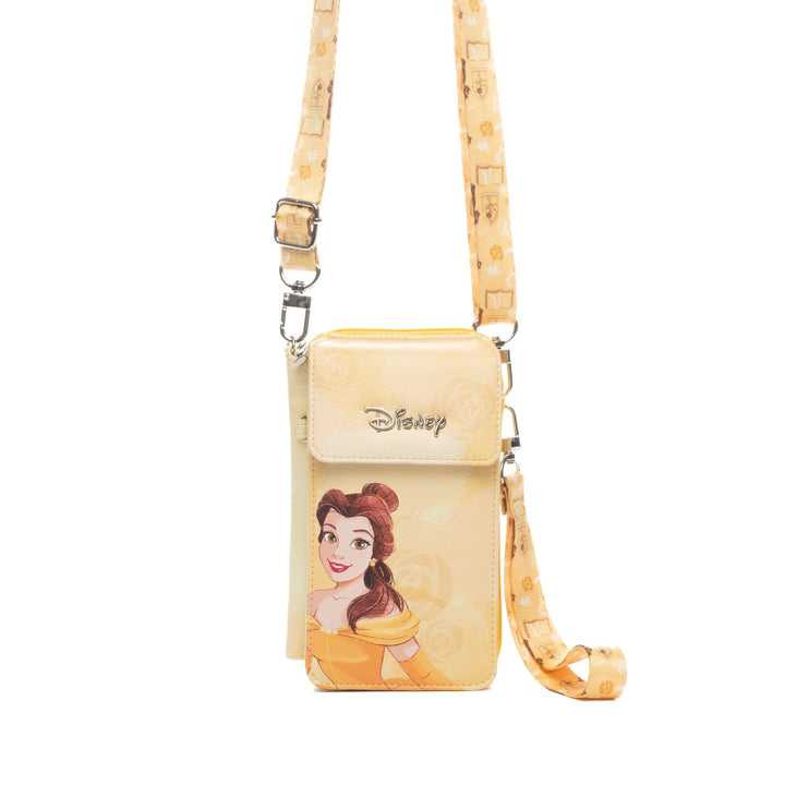 Wondapop Disney Beauty And The Beast Belle Crossbody Wallet Cell Phone Wristlet