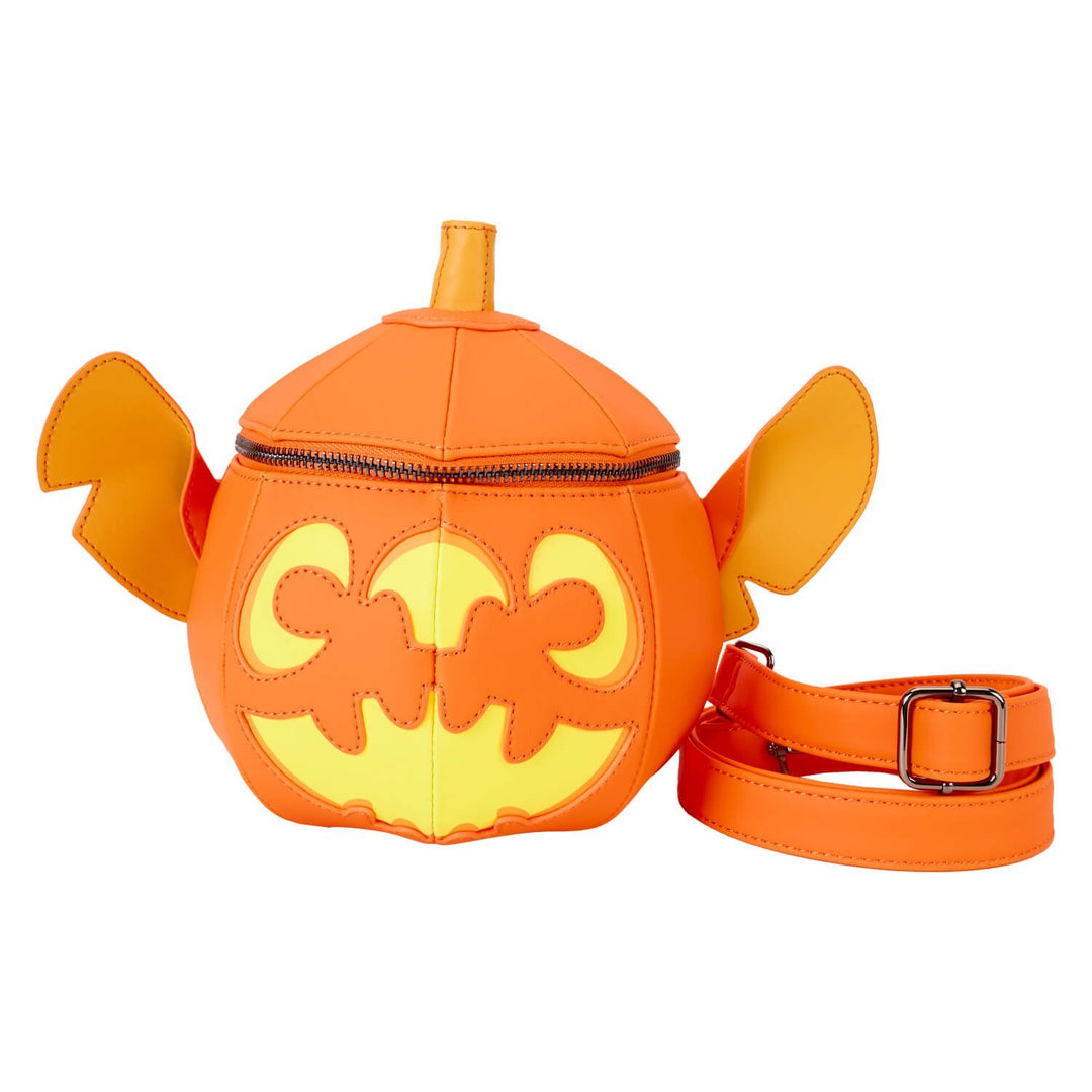 Loungefly Disney Lilo & Stitch Stitch Figural Pumpkin Crossbody