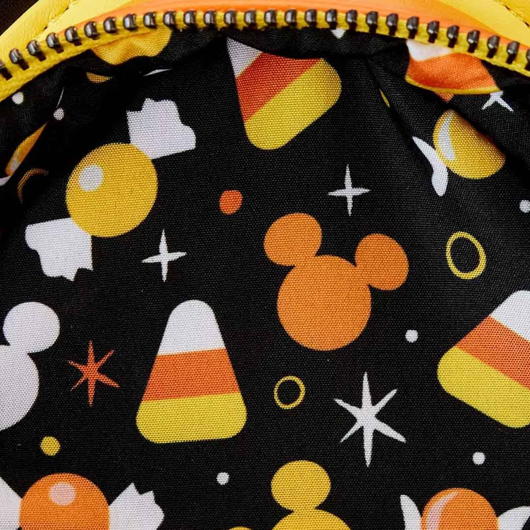 Loungefly Disney Mickey and Minnie Mouse Candy Corn Crossbody Bag