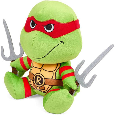 Kidrobot Teenage Mutant Ninja Turtles 7.5" Raphael Phunny Plush - 3/4 left angle