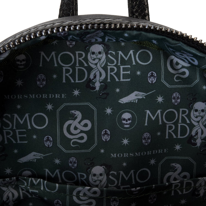Loungefly Warner Brothers Harry Potter Death Eater Cosplay Mini Backpack
