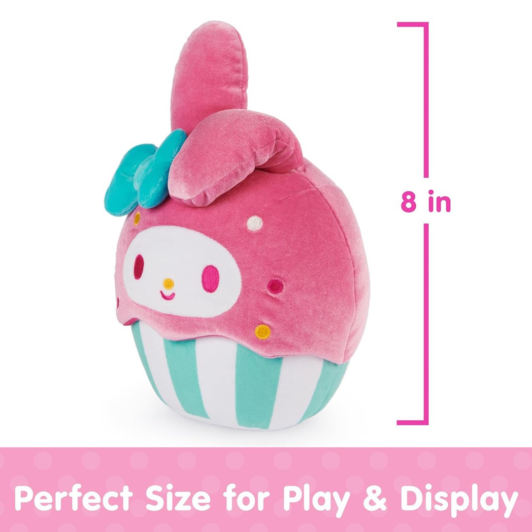 GUND Sanrio Hello Kitty and Friends My Melody Cupcake 8" Plush Toy