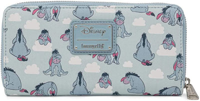 Loungefly Disney Eeyore Allover Print Zip-Around Wallet