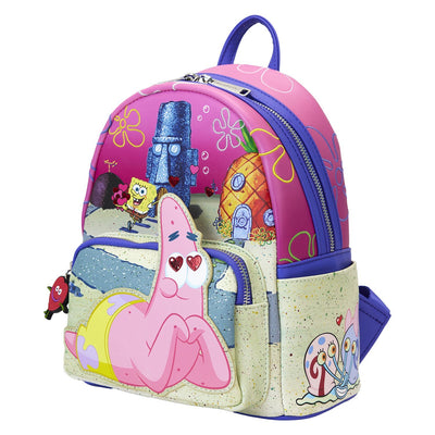 Loungefly Nickelodeon SpongeBob SquarePants & Patrick Star Hearts Mini Backpack