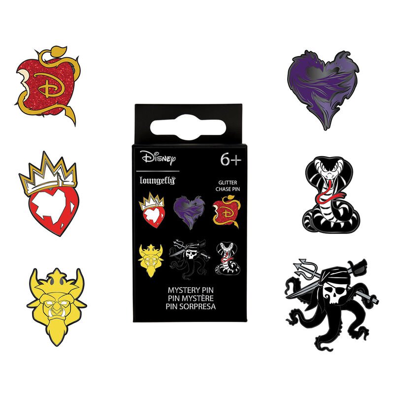 Loungefly Disney Descendants Mystery Box Pins