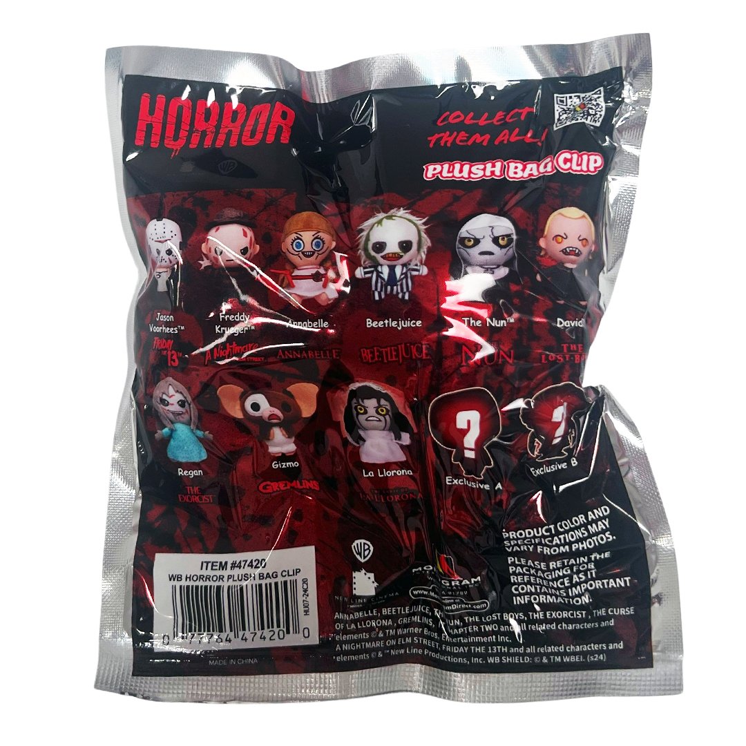 Warner Bros Horror Plush Bag Clip Blind Bag