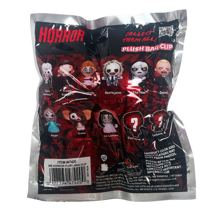 Warner Bros Horror Plush Bag Clip Blind Bag