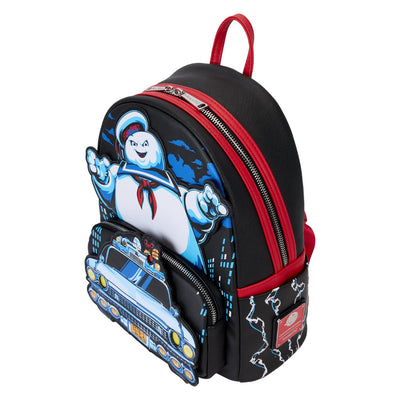 Loungefly Sony Ghostbusters Stay Puft Ecto-1 Light Up Mini Backpack
