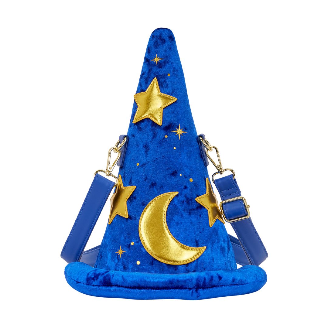 Loungefly Disney Fantasia Mickey Mouse Sorcerer Hat Figural Crossbody Bag