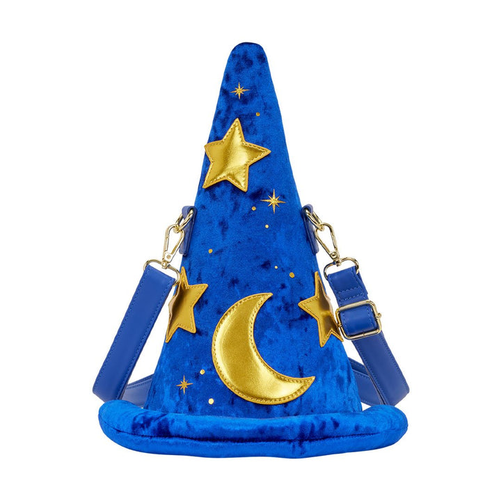 Loungefly Disney Fantasia Mickey Mouse Sorcerer Hat Figural Crossbody Bag