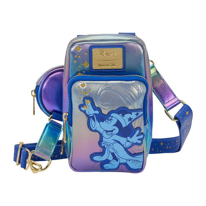 Loungefly Disney Fantasia Cell Phone Crossbody Bag with Coin Bag