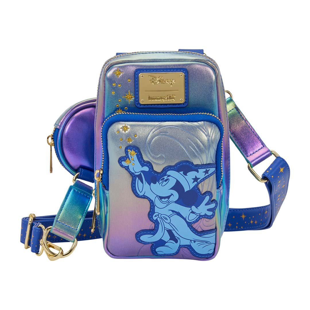 Loungefly Disney Fantasia Cell Phone Crossbody Bag with Coin Bag