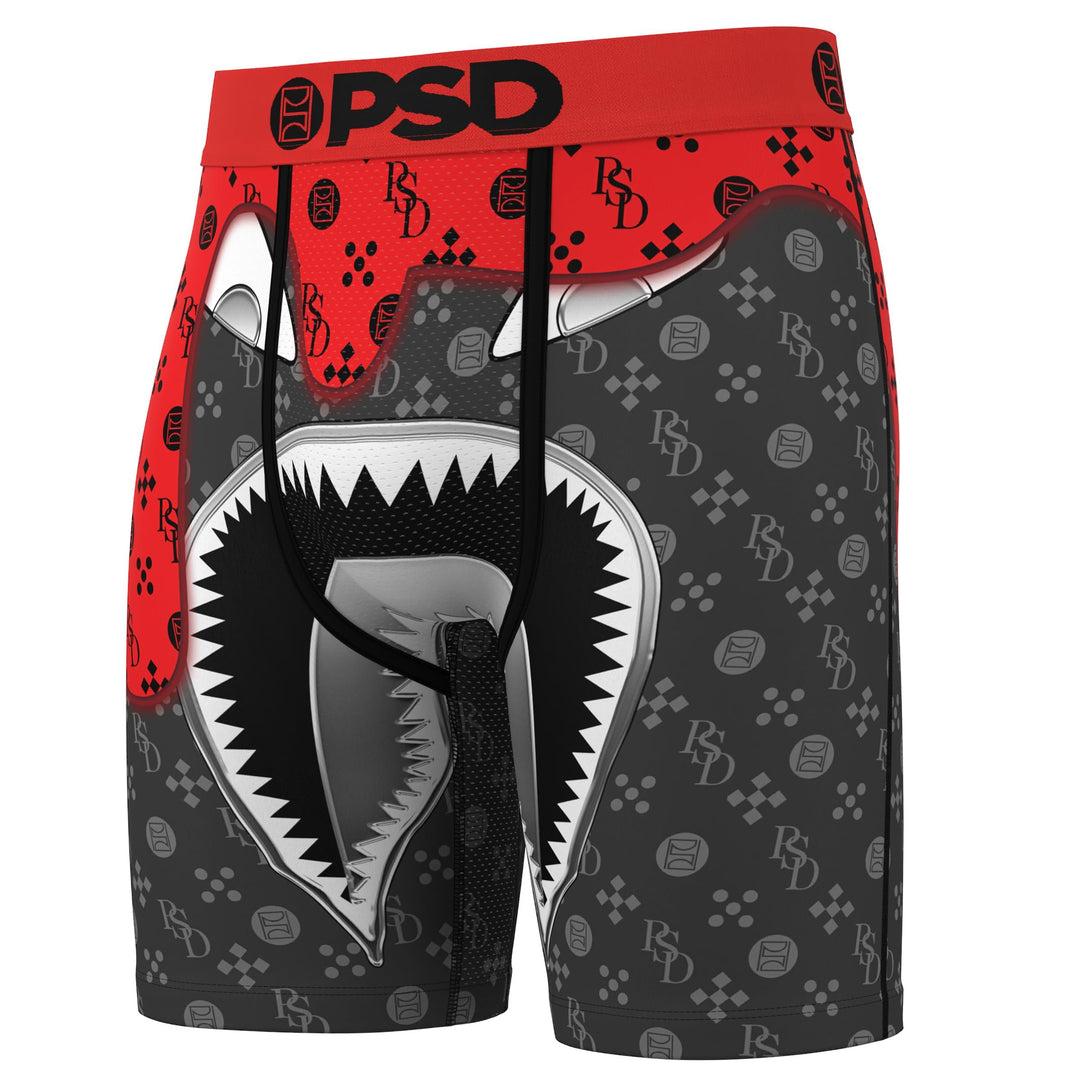 PSD Men's Warface Oakland Black Boxer Briefs - Athletic Micro Mesh Pouch, 4-Way Stretch, Breathable & Supportive Underwear