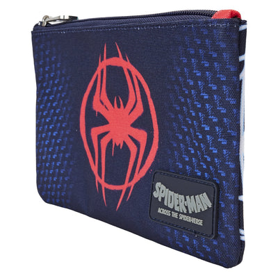 Loungefly Marvel Spiderverse Miles Morales Nylon Wristlet Wallet - Side View