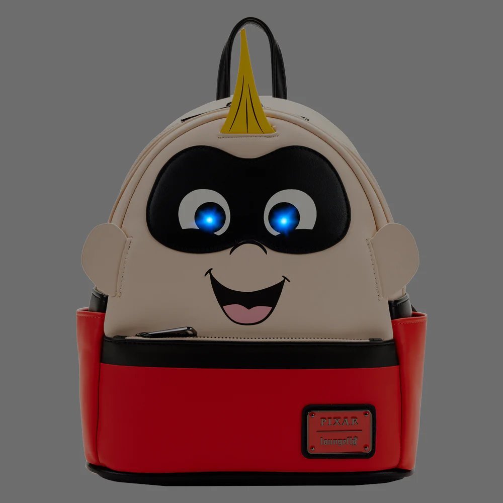 Loungefly Pixar Incredibles Jack Jack Light-Up Cosplay Mini Backpack - D23 707 Street Exclusive Limited Edition