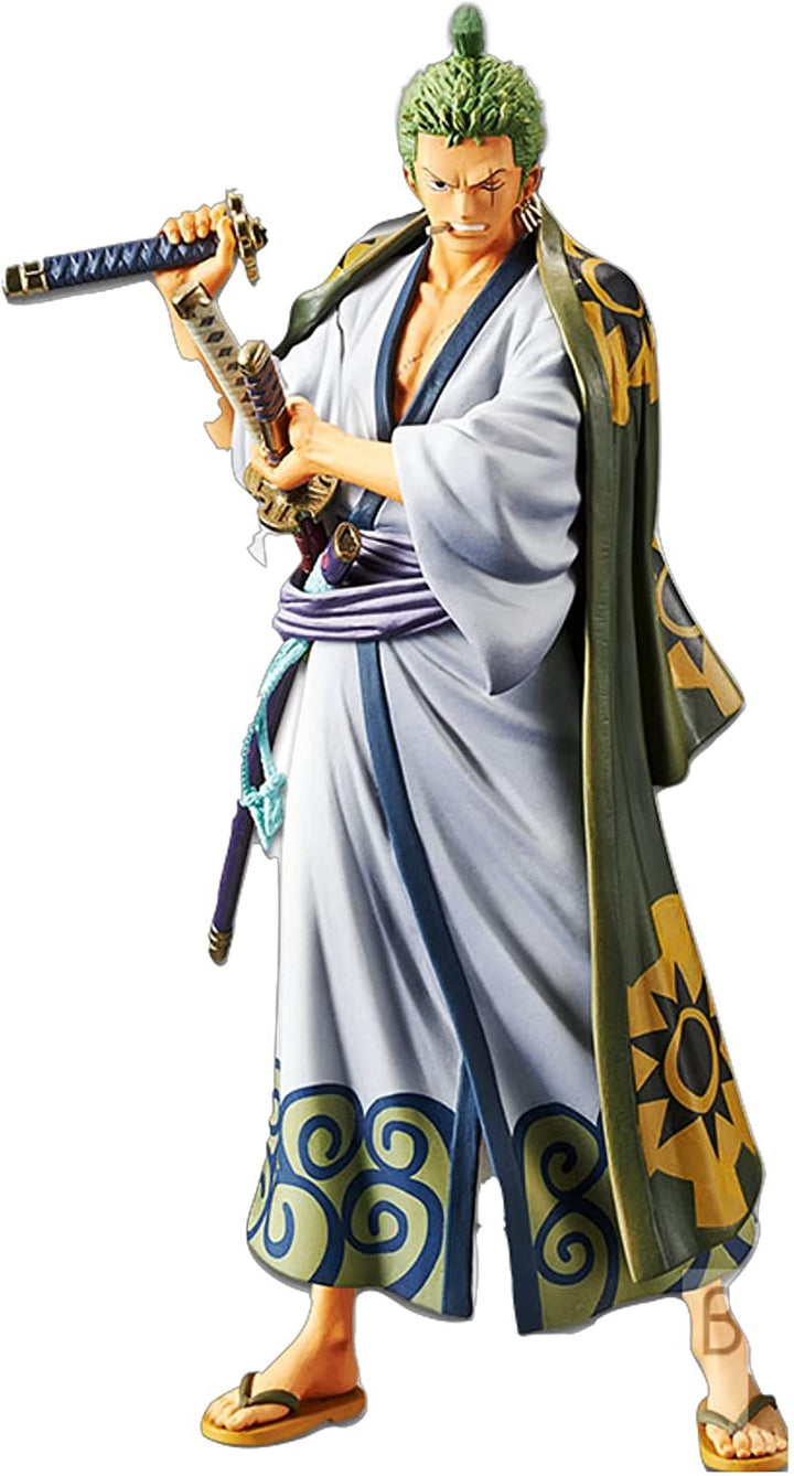 Banpresto - Figurine One Piece - Zoro Grandline Men Wanokuni Vol 2 DXF 17cm - 4983164180275