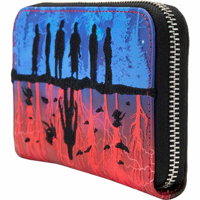 Loungefly Netflix Stranger Things Upside Down Shadows Zip-Around Wallet