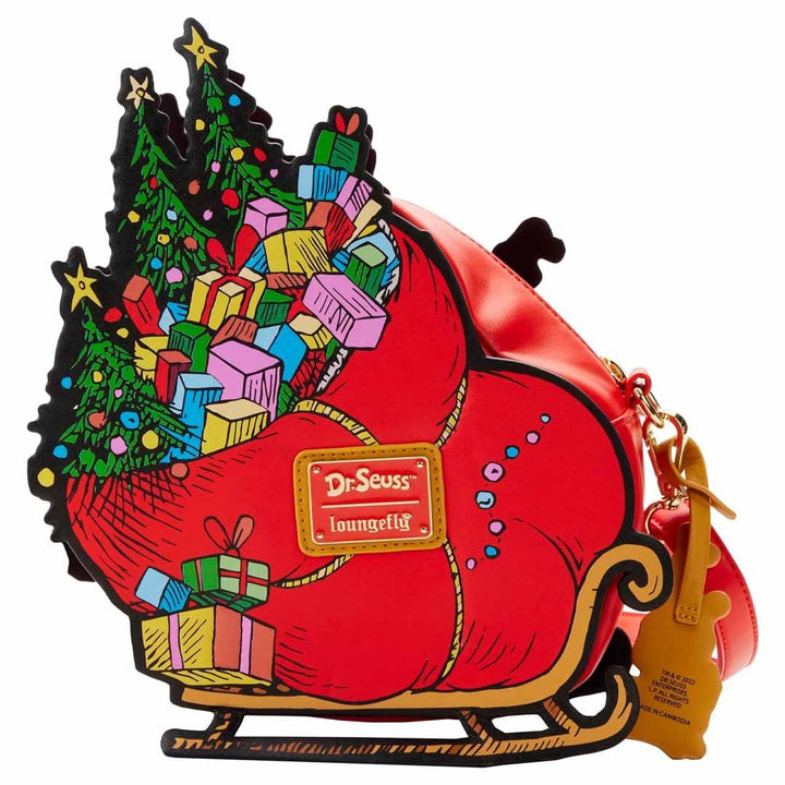 Loungefly Dr Seuss Grinch Sleigh Crossbody