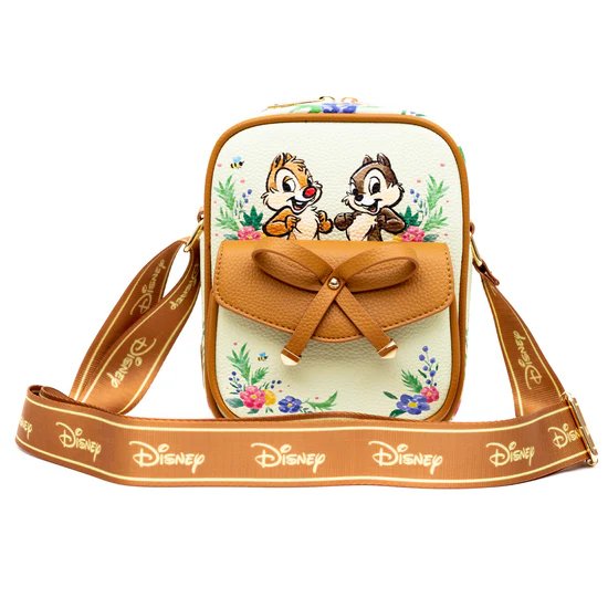 WondaPop Disney Chip 'N Dale Luxe 8" Crossbody Bag - Straps