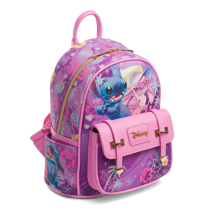 WondaPop Disney Stitch and Angel 11" Mini Backpack
