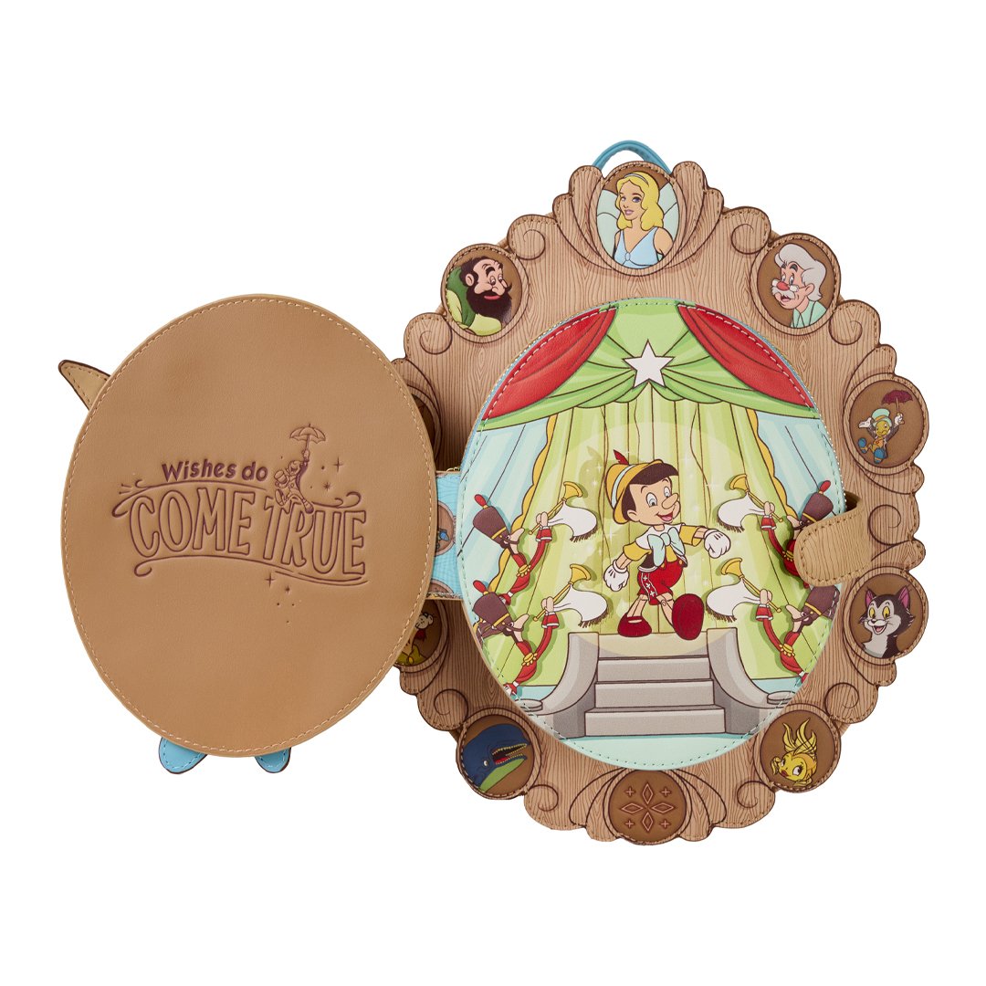Loungefly Disney Pinocchio Cameo Mini Backpack
