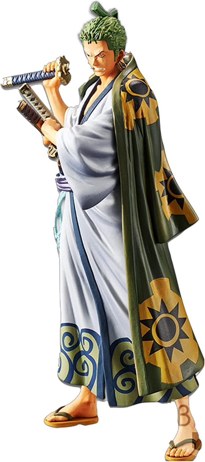 Banpresto - Figurine One Piece - Zoro Grandline Men Wanokuni Vol 2 DXF 17cm - 4983164180275