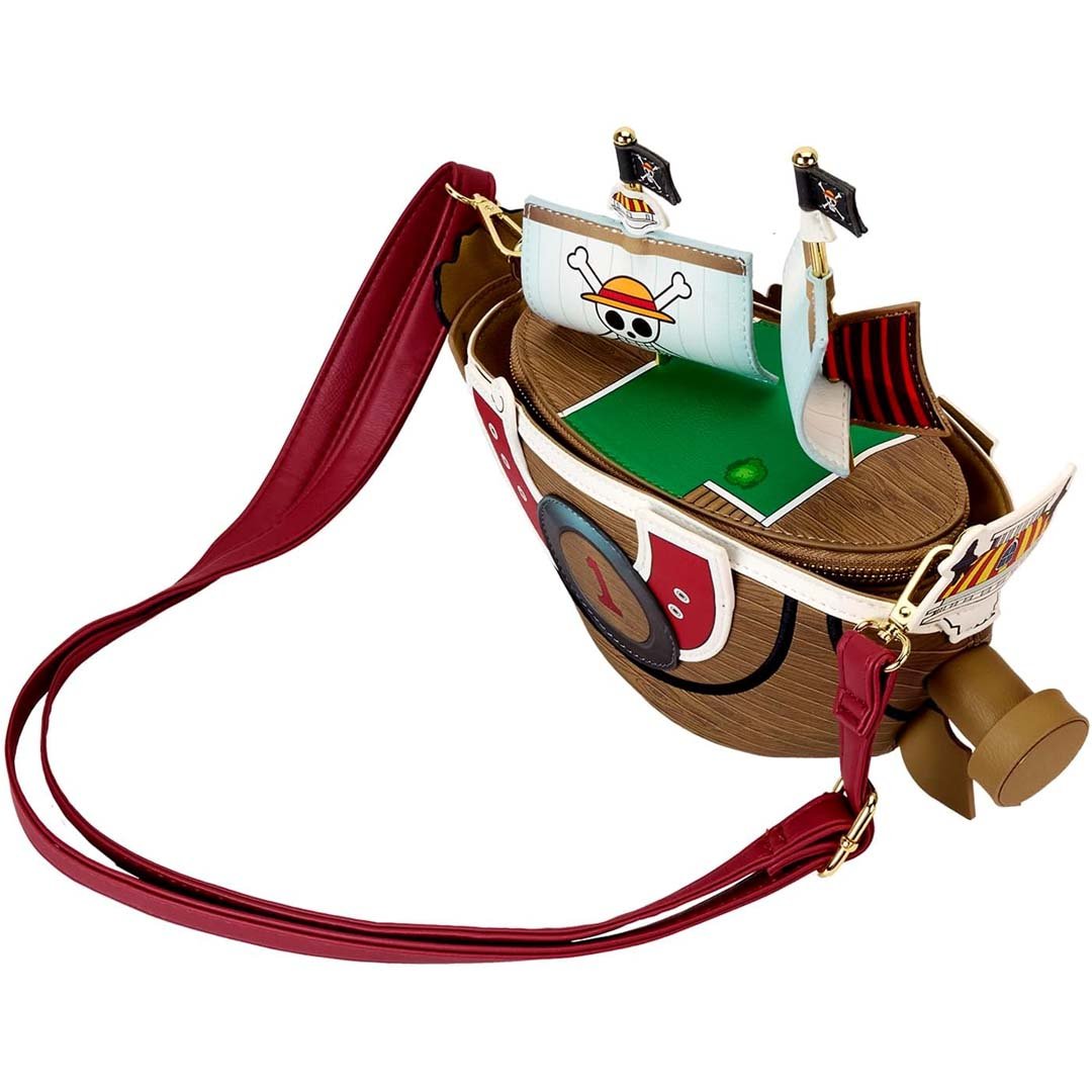 Loungefly Toei One Piece Thousand Sunny Ship Figural Crossbody Bag
