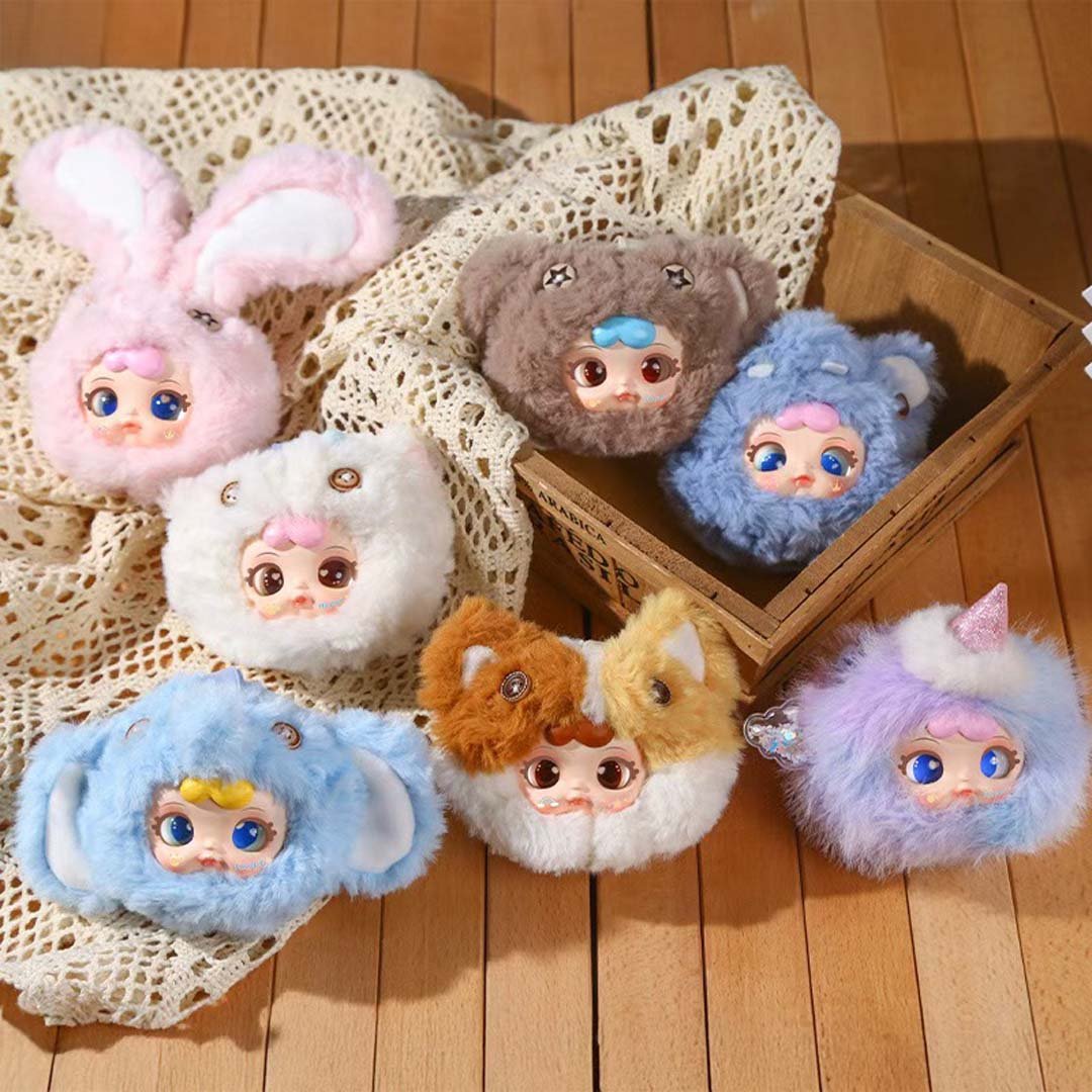  Miiloo DuDu Cute Pet Zoo Series Plush Keychain Blind Box