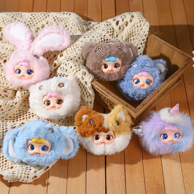  Miiloo DuDu Cute Pet Zoo Series Plush Keychain Blind Box