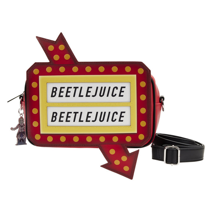 Loungefly Beetlejuice Graveyard Sign Crossbody