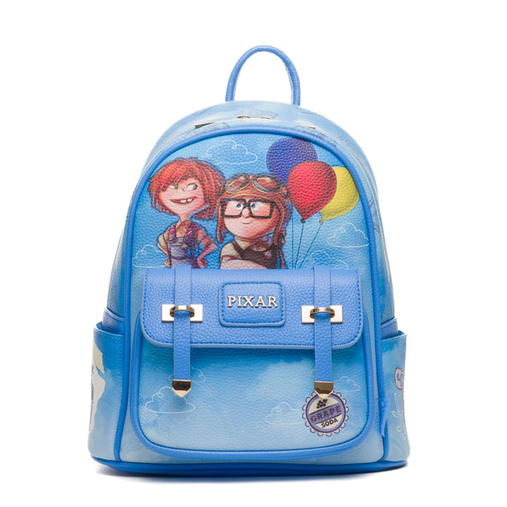 WondaPop Disney Pixar UP Carl and Ellie 11" Mini Backpack - Front