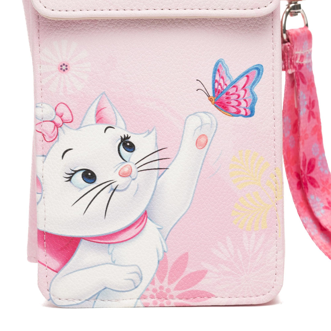 Wondapop Disney Aristocats Marie Crossbody Cell Phone Wallet Wristlet