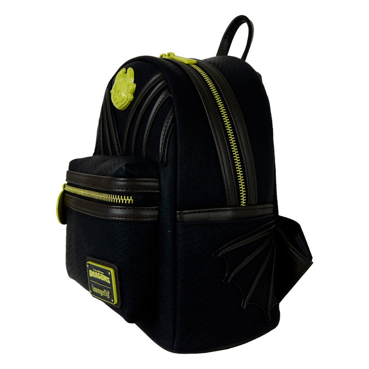 Loungefly DreamWorks How To Train Your Dragon Night Fury Mini Backpack