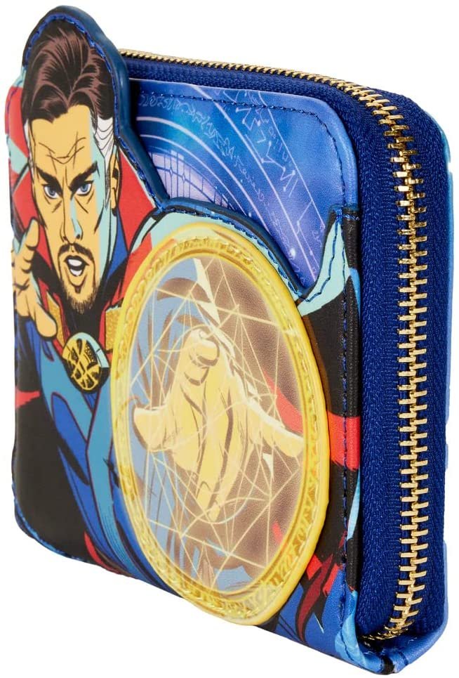 Loungefly Marvel Dr. Strange Glow in the Dark Zip-Around Wallet