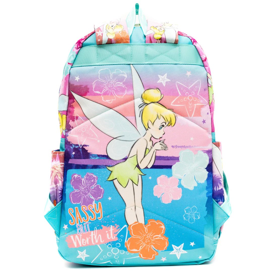 WondaPop Disney Peter Pan Tinkerbell 17" Full Size Nylon Backpack - Back