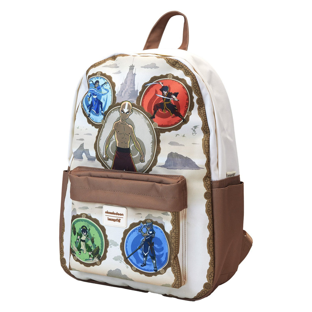 Loungefly Nickelodeon Avatar: The Last Airbender Bending Arts Nylon Full-Size Backpack