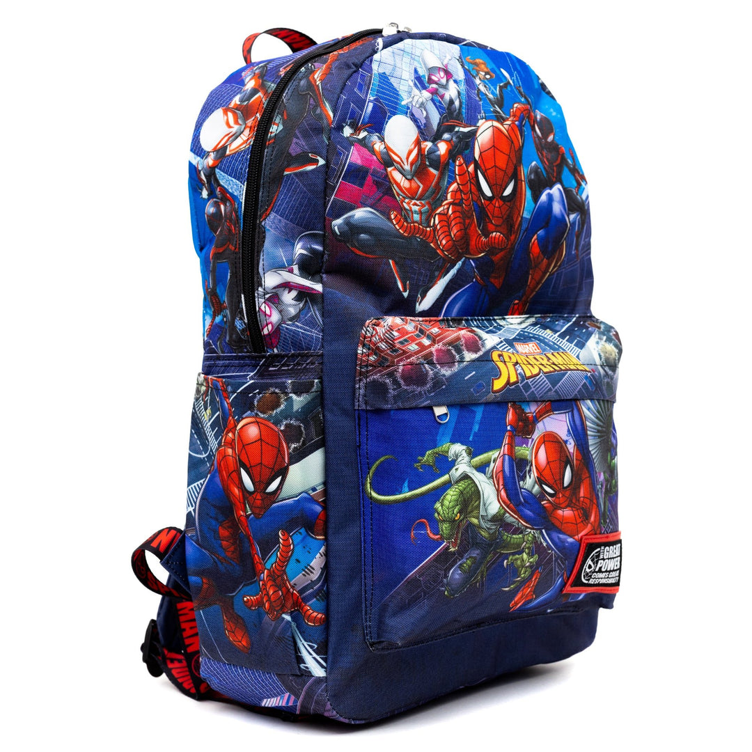 WondaPop Disney Marvel Spider-man 17" Nylon Backpack - Angle